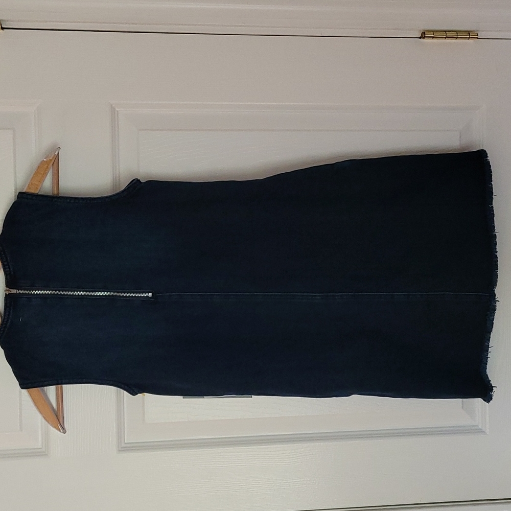 Tractr girls denim jean dress NWT, size large - Picture 6 of 9